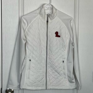 University of Mississippi Rebels Ole Miss Women’s Jacket Size M White Red